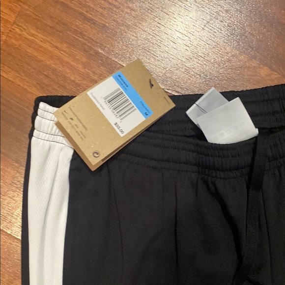 Nike Women's Black Track Pants with White Accents - Picture 6 of 10
